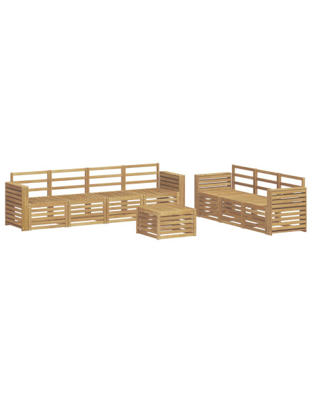 Set divani Legno di Acacia Massello