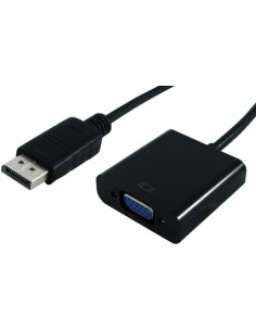 ADATTATORE DP-VGA 2K M/F BK 1920X1080 @60HZ CON CAVO 0,15MT