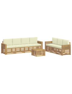 Set divani Legno di Acacia Massello 2
