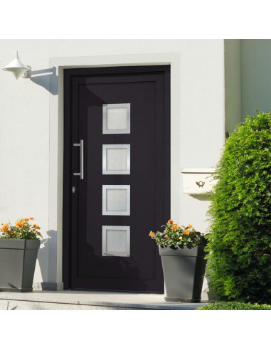 Porta di Ingresso Antracite 108x208 cm