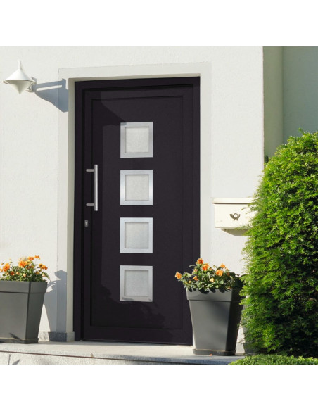 Porta di Ingresso Antracite 108x208 cm