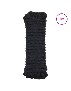 Corda da Barca 6 m 1.6 Nero Poliestere 2