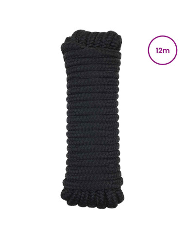 Corda da Barca 12 m 1.4 Nero Poliestere