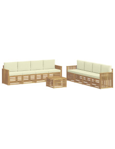 Set divani Legno di Acacia Massello 2