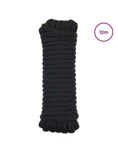 Corda da Barca 12 m 1.2 Nero Poliestere 2