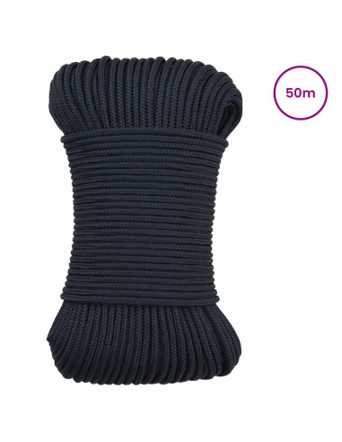 Corda da Barca Blu Reale 50 m Poliestere