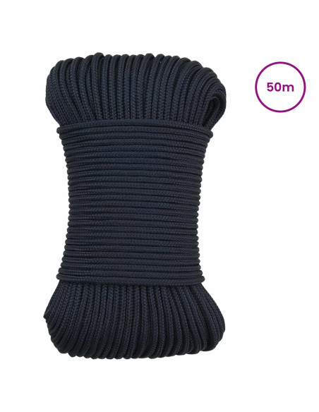 Corda da Barca Blu Reale 50 m Poliestere