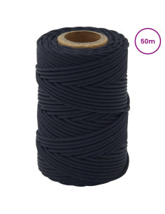 Corda da Barca Blu Reale 50 m Poliestere 2