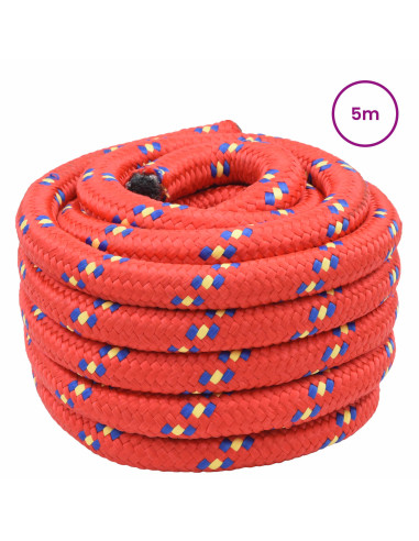 Corda da Barca 5 m 6 Rosso PP