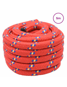 Corda da Barca 5 m 5 Rosso PP 2