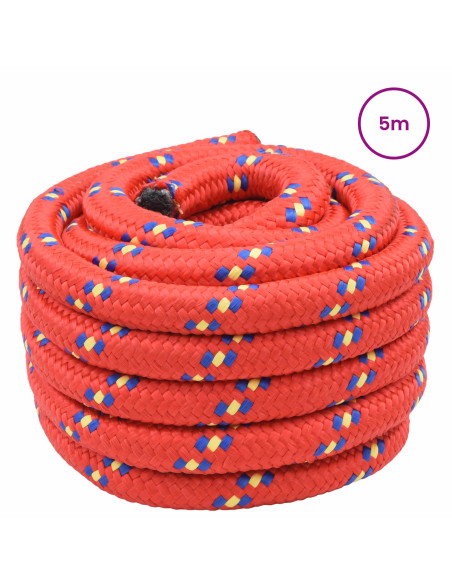 Corda da Barca 5 m 5 Rosso PP