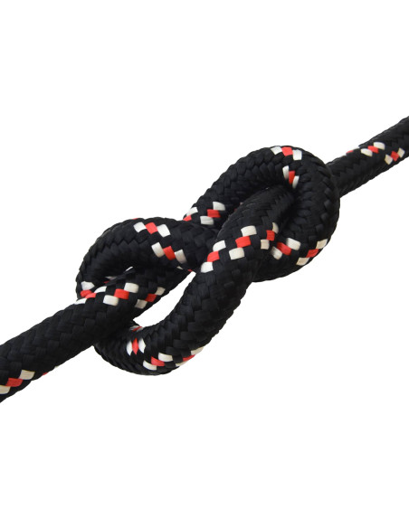 Corda da Barca 5 m 5 Nero e Rosso PP