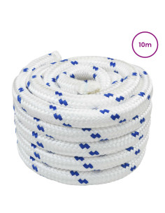 Corda da Barca 10 m 5 Bianco e Blu PP 2