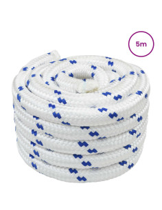 Corda da Barca 5 m 5 Bianco e Blu PP 2