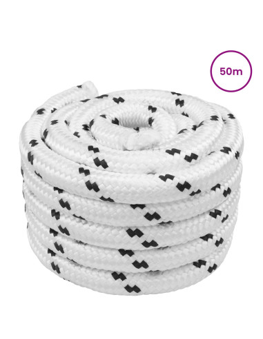 Corda da Barca Bianco 50 m Poliestere