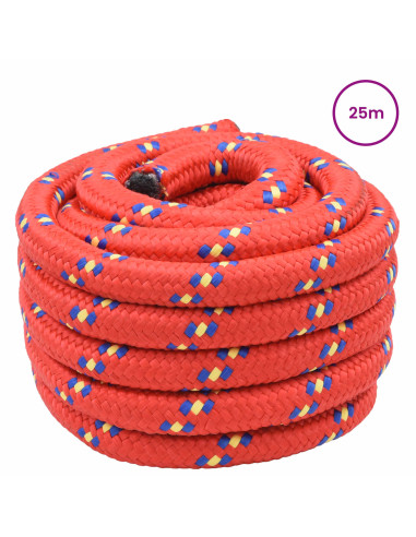 Corda da Barca 25 m 4 Rosso PP