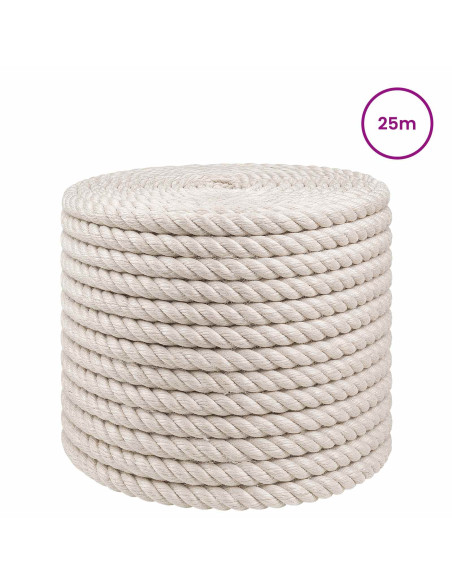 Corda di Juta 12 Bianco 100% juta Tossa