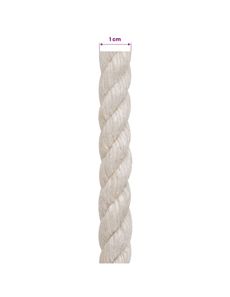 Corda di Juta 10 Bianco 100% juta Tossa