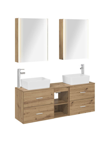 Set di mobili per il bagno 5 pcs Rovere Artigianale