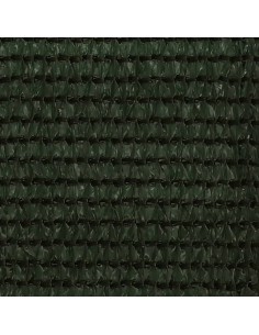 Paravento da Balcone Verde Scuro 75x400 cm in HDPE