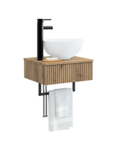 Lavabo da Parete Rovere Artigianale 40 x 35 x 39 cm 2