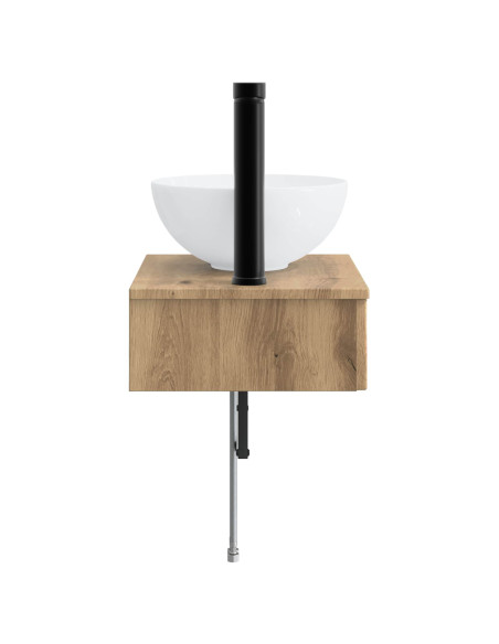 Lavabo da Parete Rovere Artigianale 40 x 35 x 39 cm