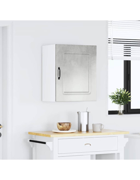 Pensile da cucina Kalmar in Legno Multistrato Grigio cemento