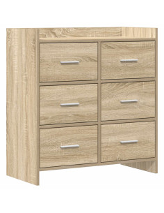 Credenza Rovere Sonoma 75 x 33 x 80 cm Legno ingegnerizzato