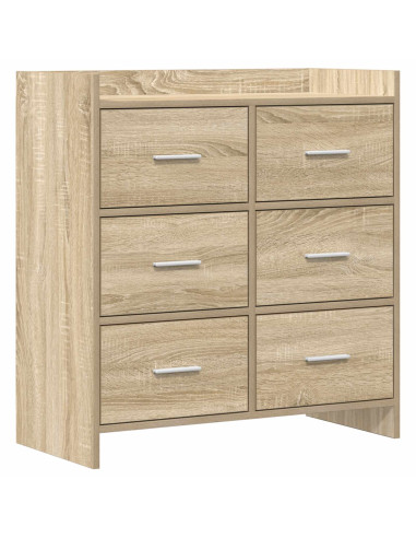 Credenza Rovere Sonoma 75 x 33 x 80 cm Legno ingegnerizzato