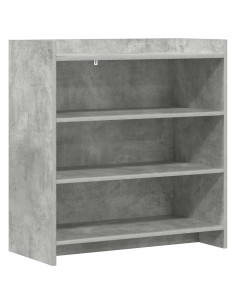 Credenza Grigio Cemento 75 x 36 x 80 cm Legno ingegnerizzato