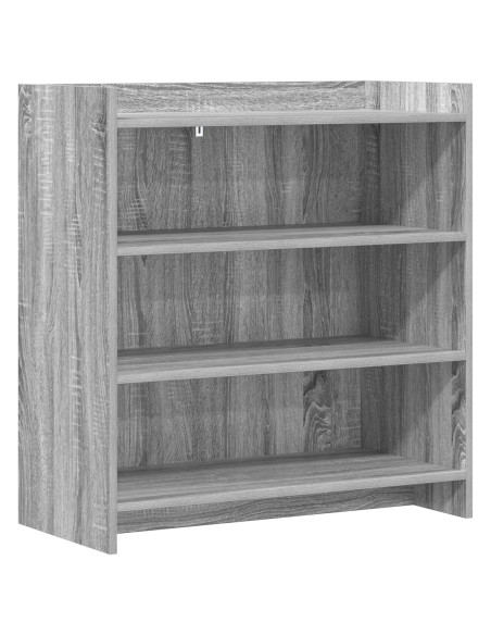 Credenza Sonoma grigio 75 x 36 x 80 cm Legno ingegnerizzato