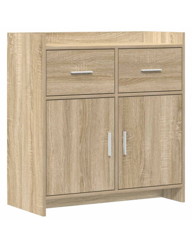 Credenza Rovere Sonoma 75 x 36 x 80 cm Legno ingegnerizzato