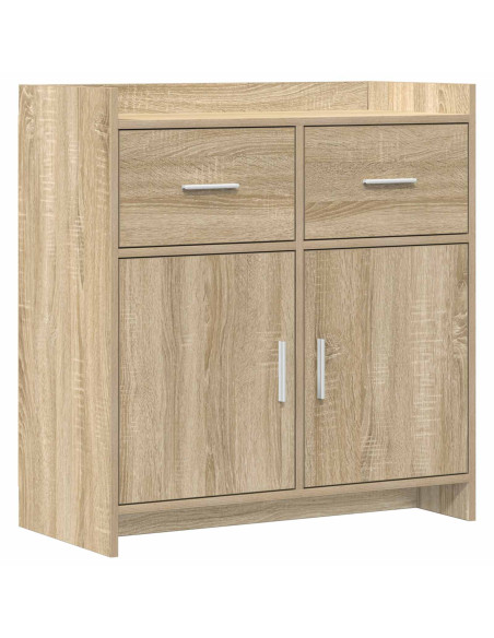 Credenza Rovere Sonoma 75 x 36 x 80 cm Legno ingegnerizzato