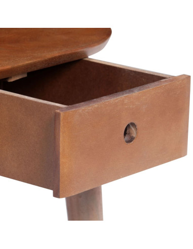 Comodino 50x35x55 cm in Legno Massello di Acacia