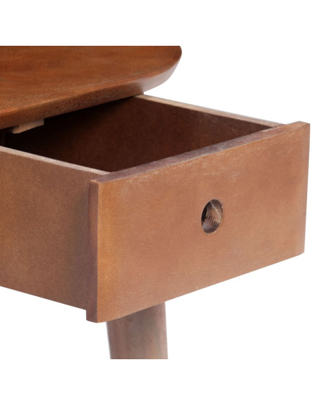 Comodino 50x35x55 cm in Legno Massello di Acacia