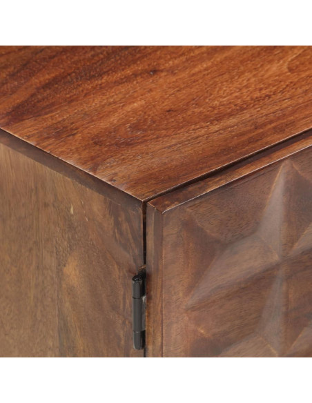 Mobile TV 124x29x45 cm in Legno Massello di Mango