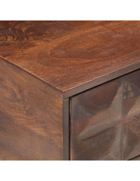 Tavolino da caffè 112x50x40 cm in Legno Massello di Mango