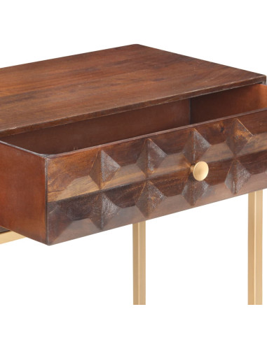 Consolle 122x36x75 cm in Legno Massello di Mango