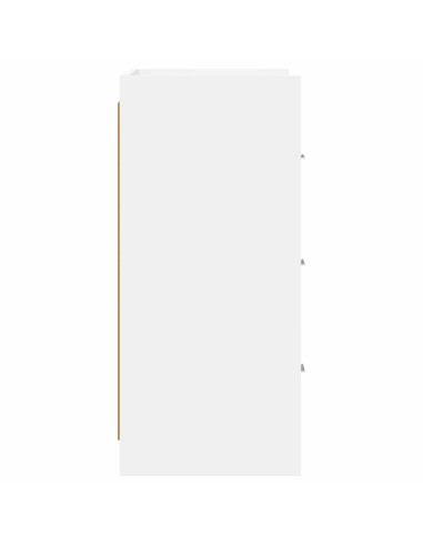Credenza Bianco 75 x 33 x 80 cm Legno ingegnerizzato