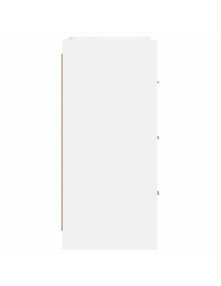Credenza Bianco 75 x 33 x 80 cm Legno ingegnerizzato