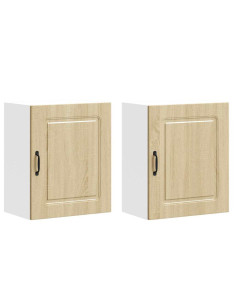 Pensili da cucina 2 pz Kalmar in Legno Multistrato Rovere Sonoma 2