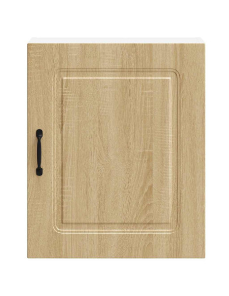 Pensili da cucina 2 pz Kalmar in Legno Multistrato Rovere Sonoma