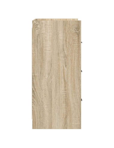 Credenza Rovere Sonoma 75 x 33 x 80 cm Legno ingegnerizzato
