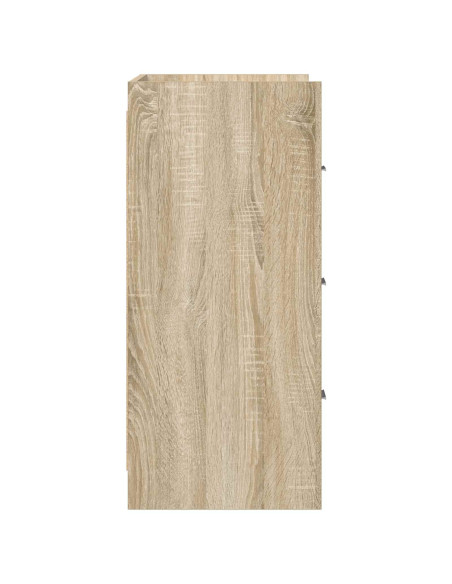 Credenza Rovere Sonoma 75 x 33 x 80 cm Legno ingegnerizzato
