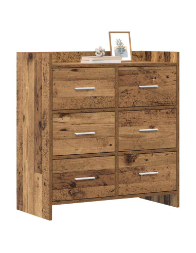 Credenza Legno antico 75 x 33 x 80 cm Legno ingegnerizzato