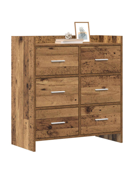 Credenza Legno antico 75 x 33 x 80 cm Legno ingegnerizzato