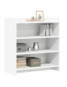 Credenza Bianco 75 x 36 x 80 cm Legno ingegnerizzato 2