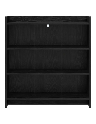 Credenza Rovere Nero 75 x 36 x 80 cm Legno ingegnerizzato