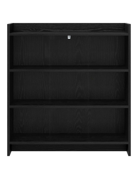 Credenza Rovere Nero 75 x 36 x 80 cm Legno ingegnerizzato