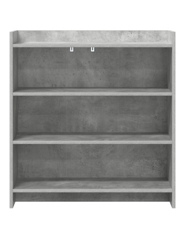 Credenza Grigio Cemento 75 x 36 x 80 cm Legno ingegnerizzato